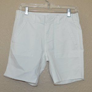 NWT $148 G1 Goods Paper Boat Docking White Frayed Edge Shorts